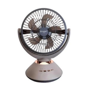 RGB LED USB Rechargeable Desktop Fan – Portable Mini Cooling Fan with Adjustable Angle | JYSUPER JY-2570 USB TABLE FAN