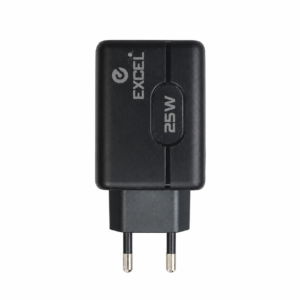 Charger_Super Fast _Excel_E116_25W_Type-C_Black
